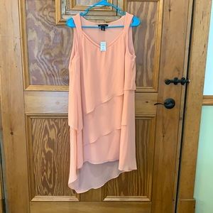 NWT WHBM tiered asymmetrical dress size 8